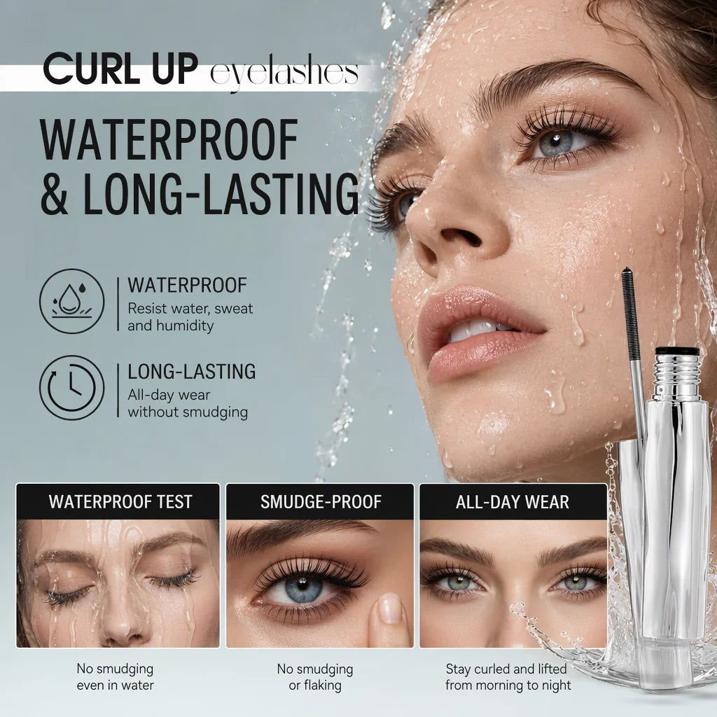 Waterproof Curl-Locking Mascara