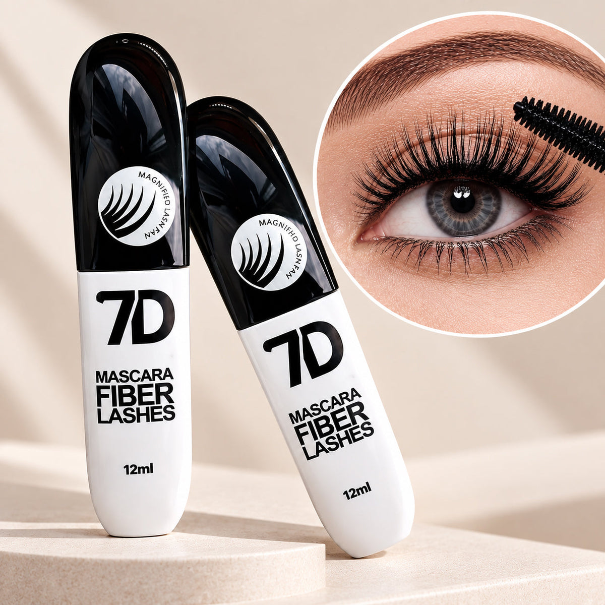 7D Silk Fiber Lengthening Mascara – Black