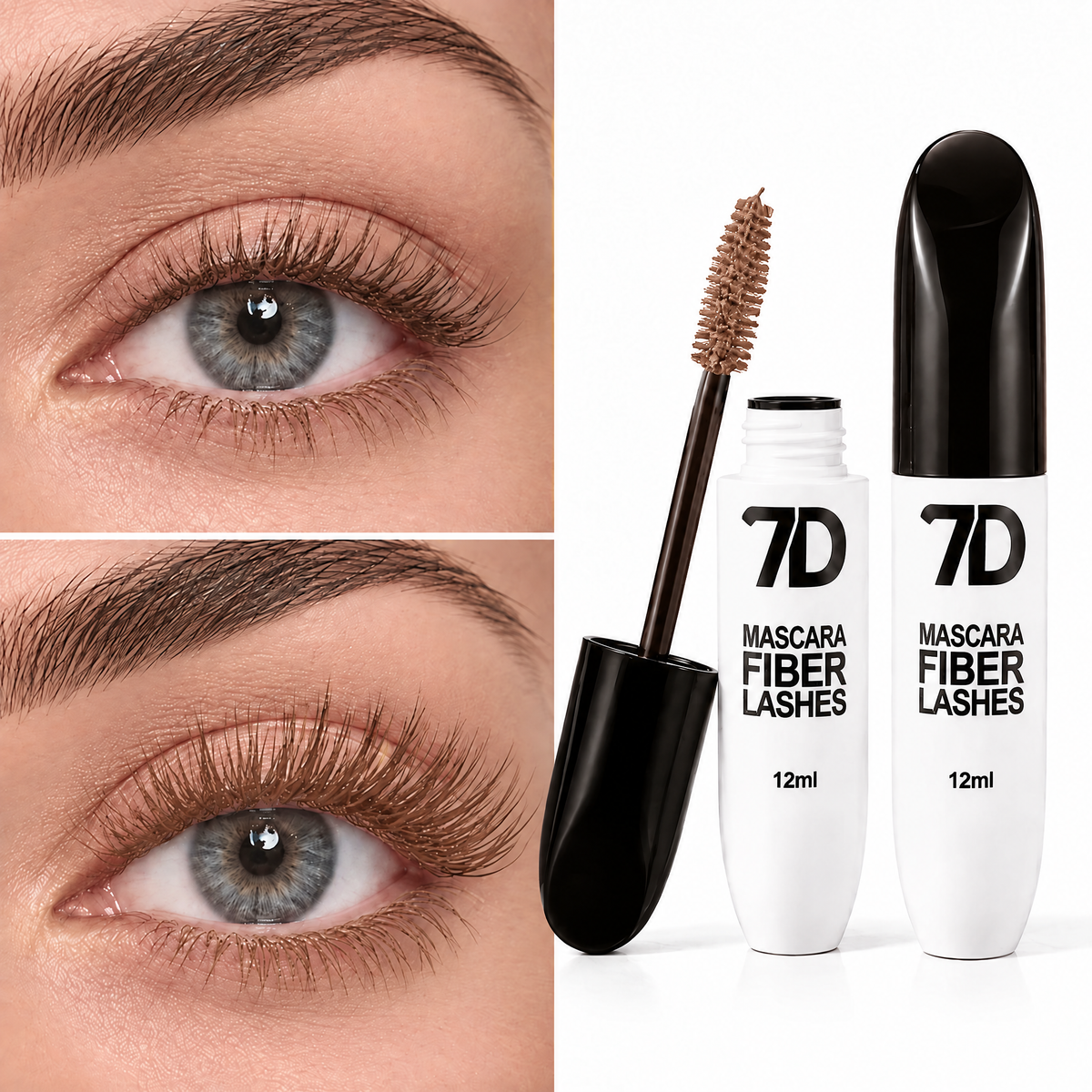 7D Silk Fiber Lengthening Mascara – Black