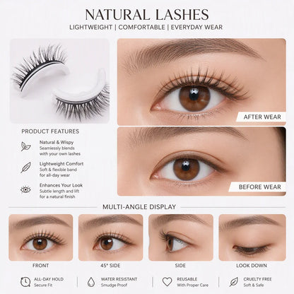 Natural Everyday Cluster Lashes
