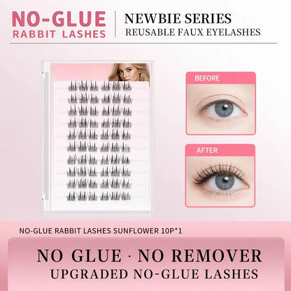 Flared Glue-Free Cluster Lashes