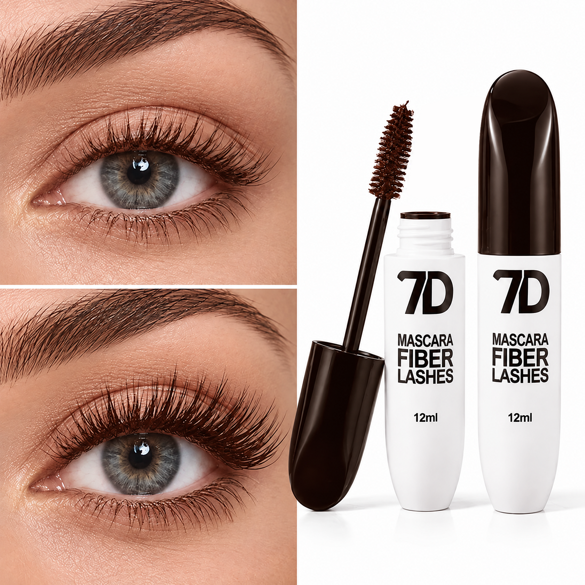 7D Silk Fiber Lengthening Mascara – Black