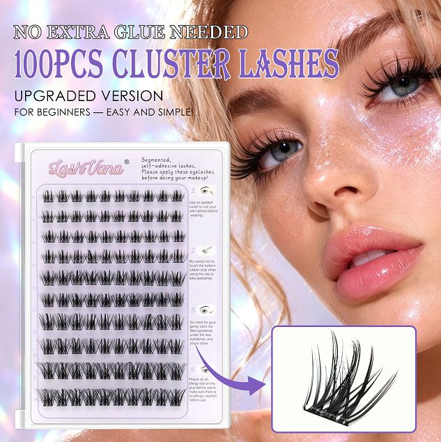 Lightweight Wispy Cluster Lashes