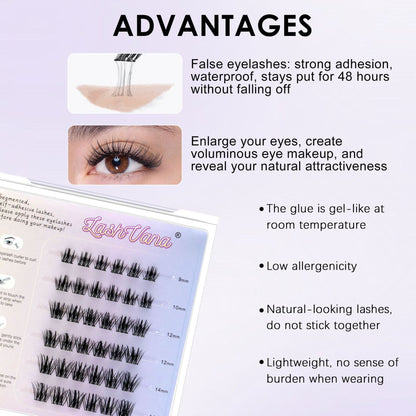 Lightweight Wispy Cluster Lashes