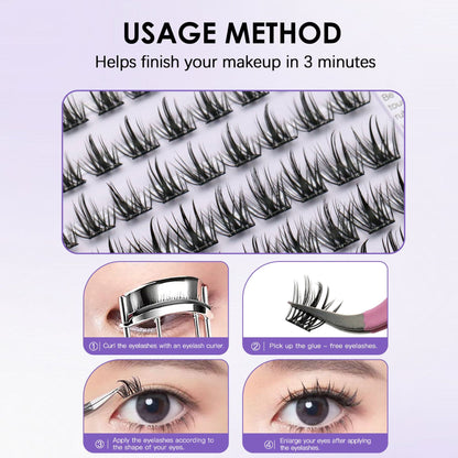 Lightweight Wispy Cluster Lashes