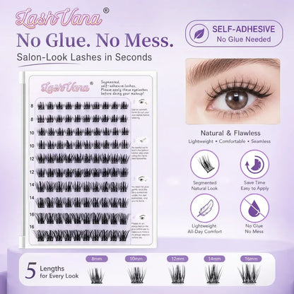 Lightweight Wispy Cluster Lashes