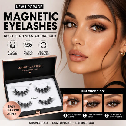 Limited Edition Long Magnetic Lashes – Glue-Free