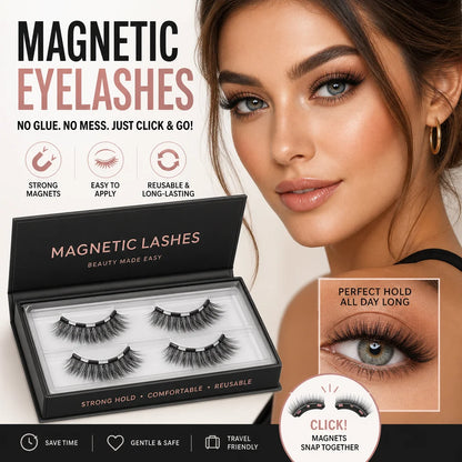 Limited Edition Long Magnetic Lashes – Glue-Free