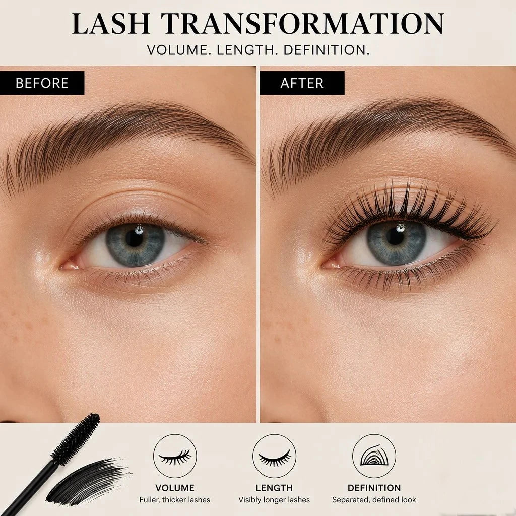 Long-Lasting Curling Lengthening Mascara