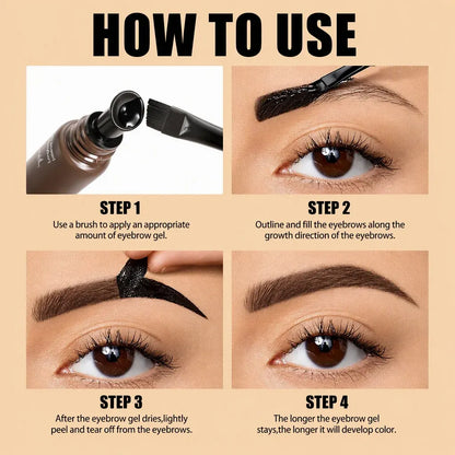 Peel-Off Brow Tint – Waterproof & Long-Lasting