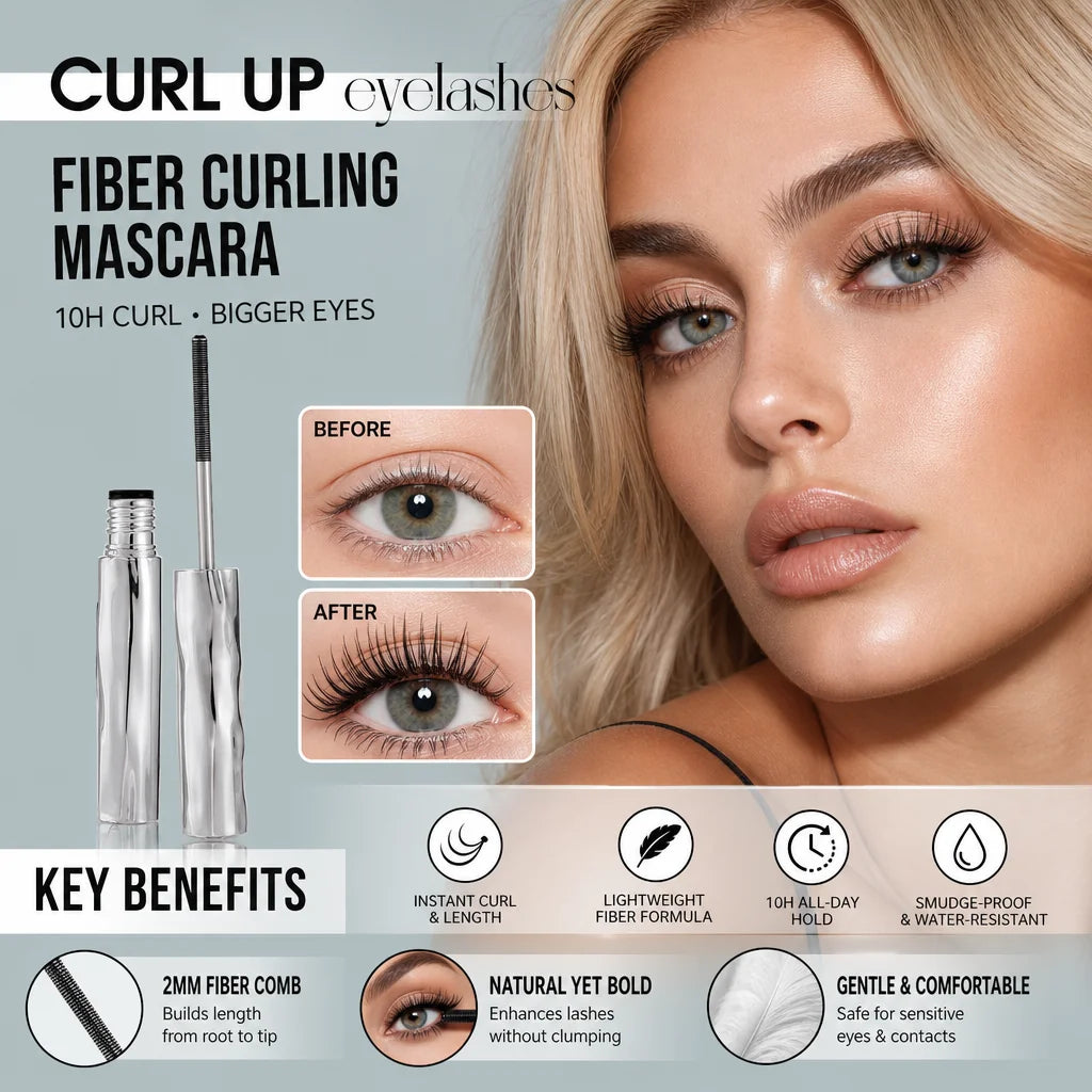 Waterproof Curl-Locking Mascara