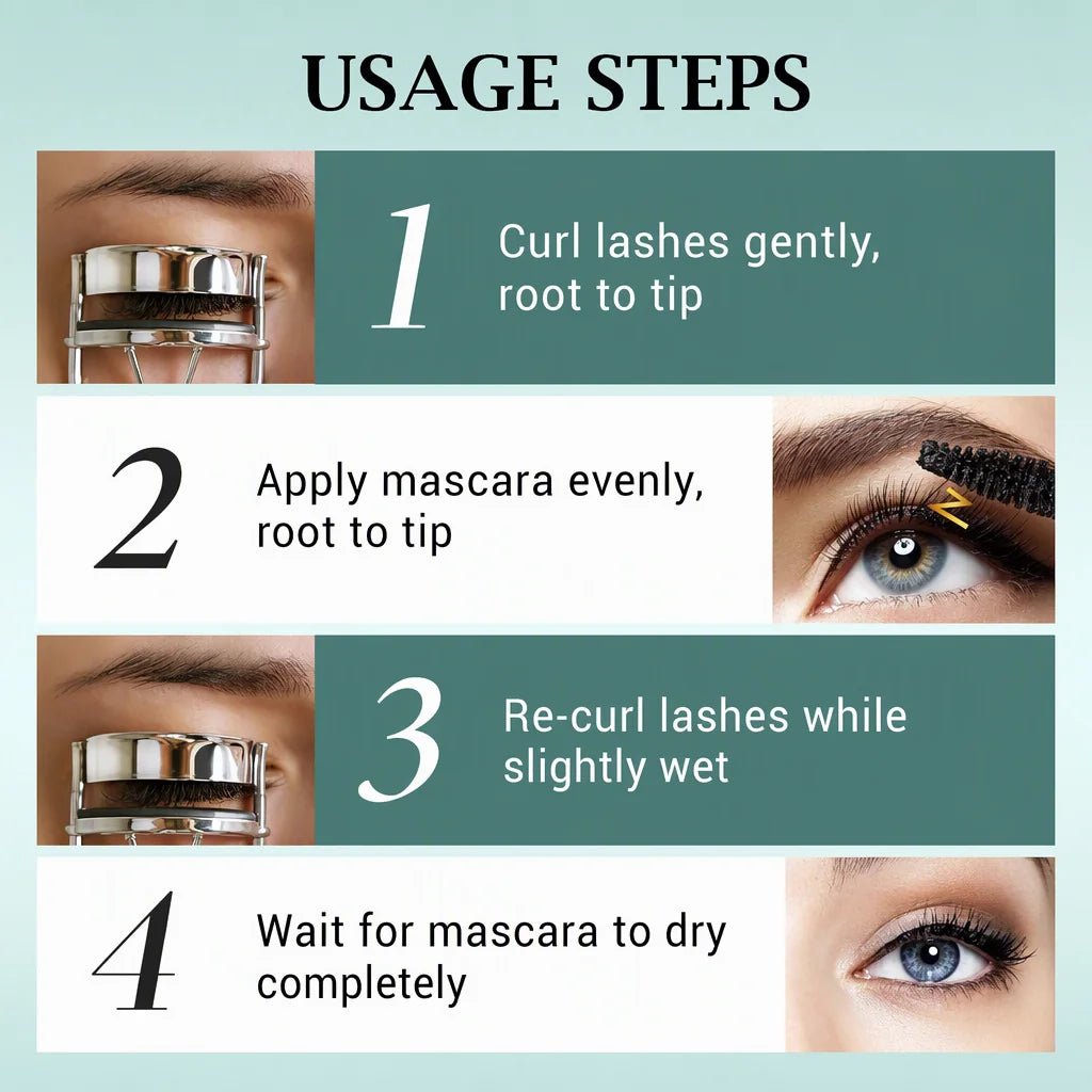 Waterproof Curl-Locking Mascara