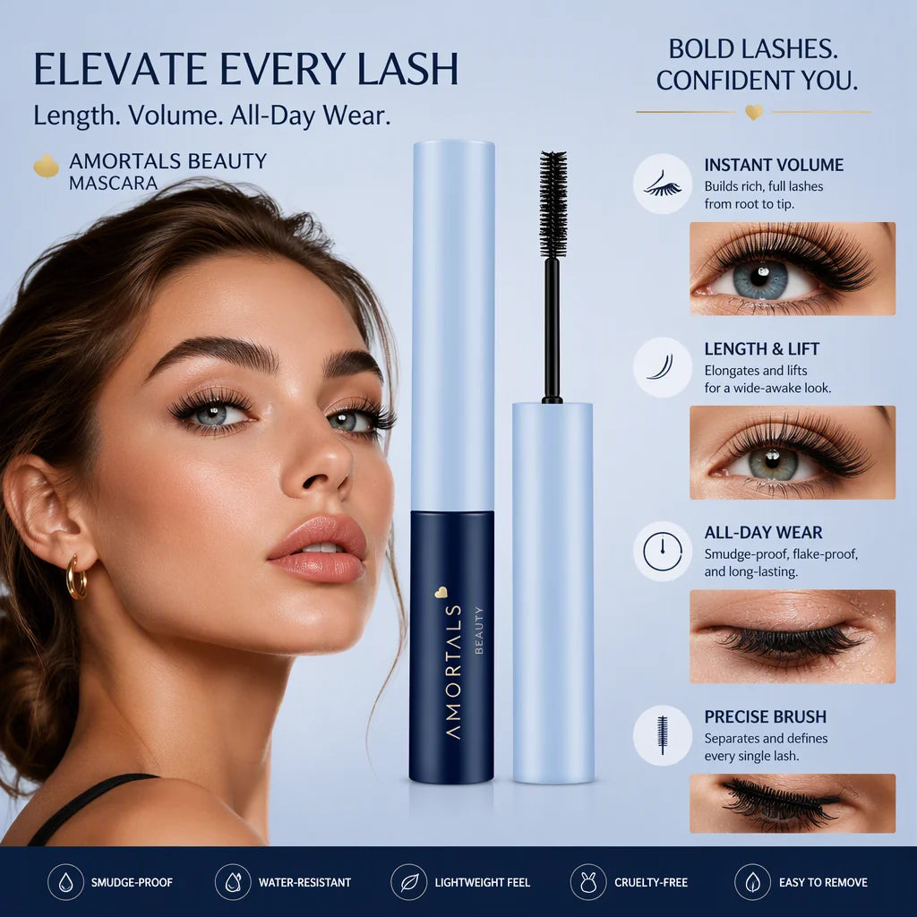 Waterproof Curling & Lengthening Mascara