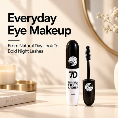 7D Silk Fiber Lengthening Mascara – Black